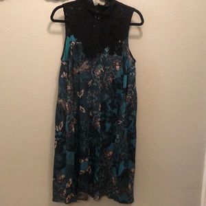 Maeve Anthropologie dress with lace size medium